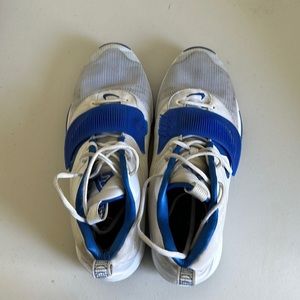 Nike Freak white with royal blue.